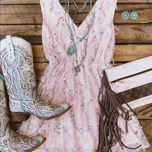 Statement Piece! Sparkly Dress - Large